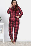 Zivame Soft Snuggles Fur Loungewear Set - Scarlet Smile — thumbnail 2